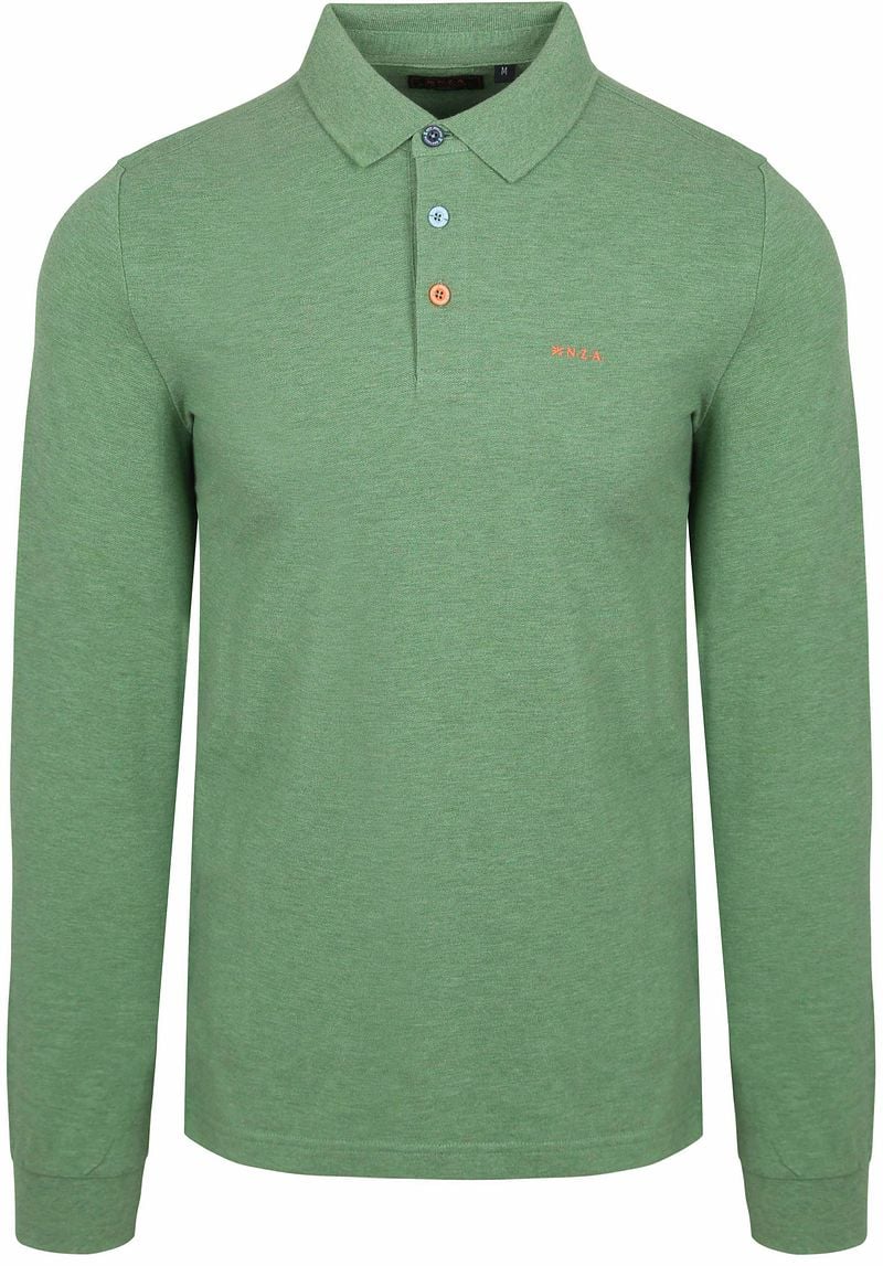 New zealand auckland NZA Longsleeve Polo Marshall Classic Army