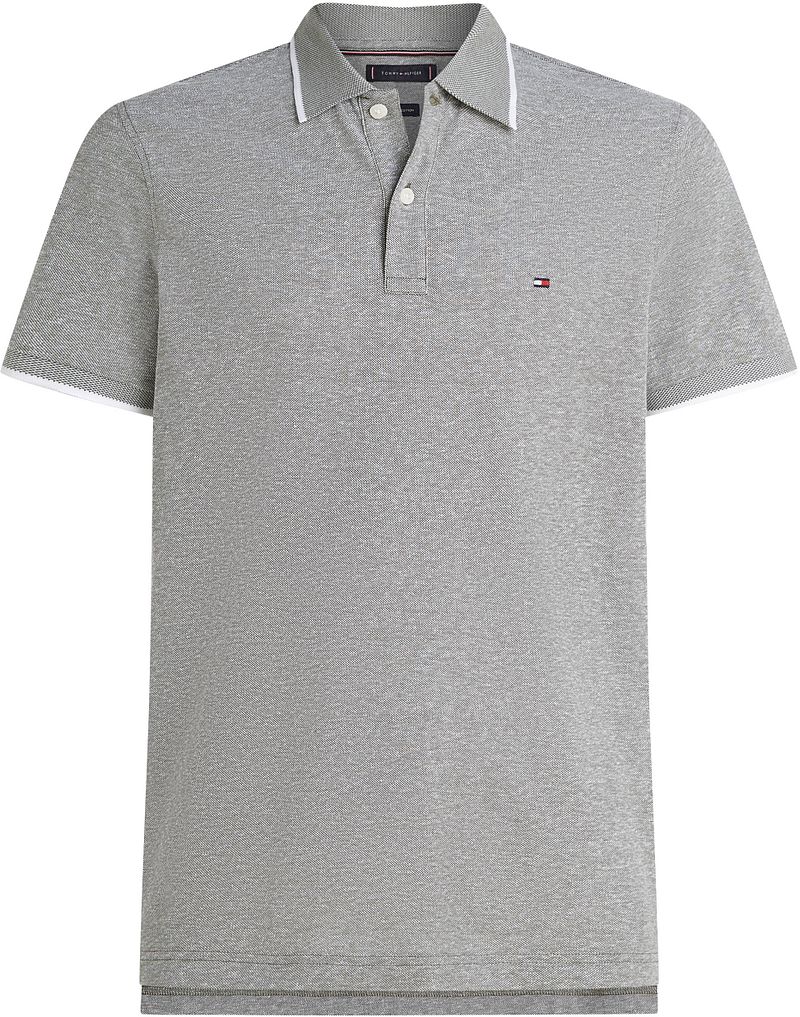 Tommy Hilfiger Linen Piqué Poloshirt Groen
