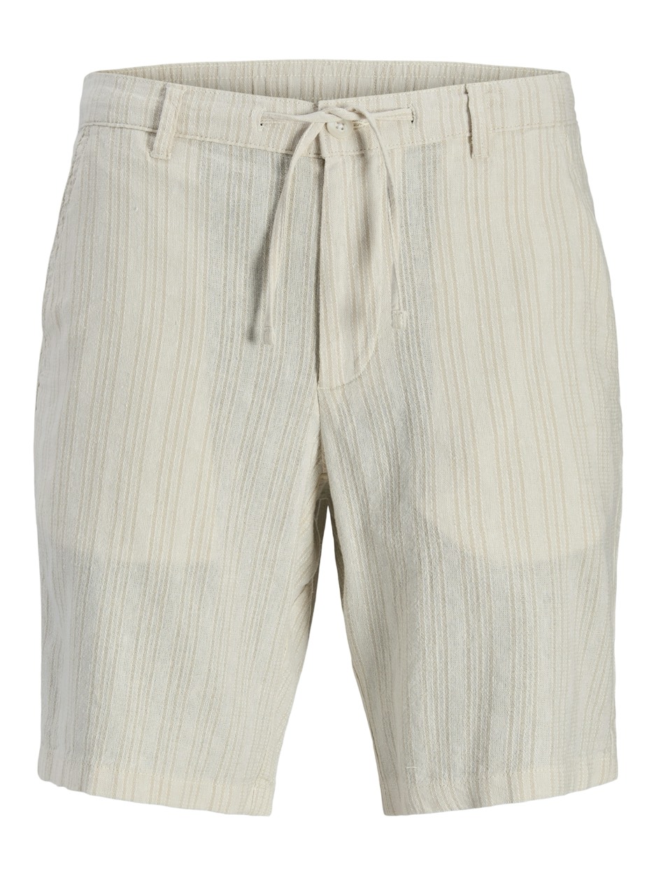 Jack & Jones Jpstace mykonos chino shorts mid ecru dessin