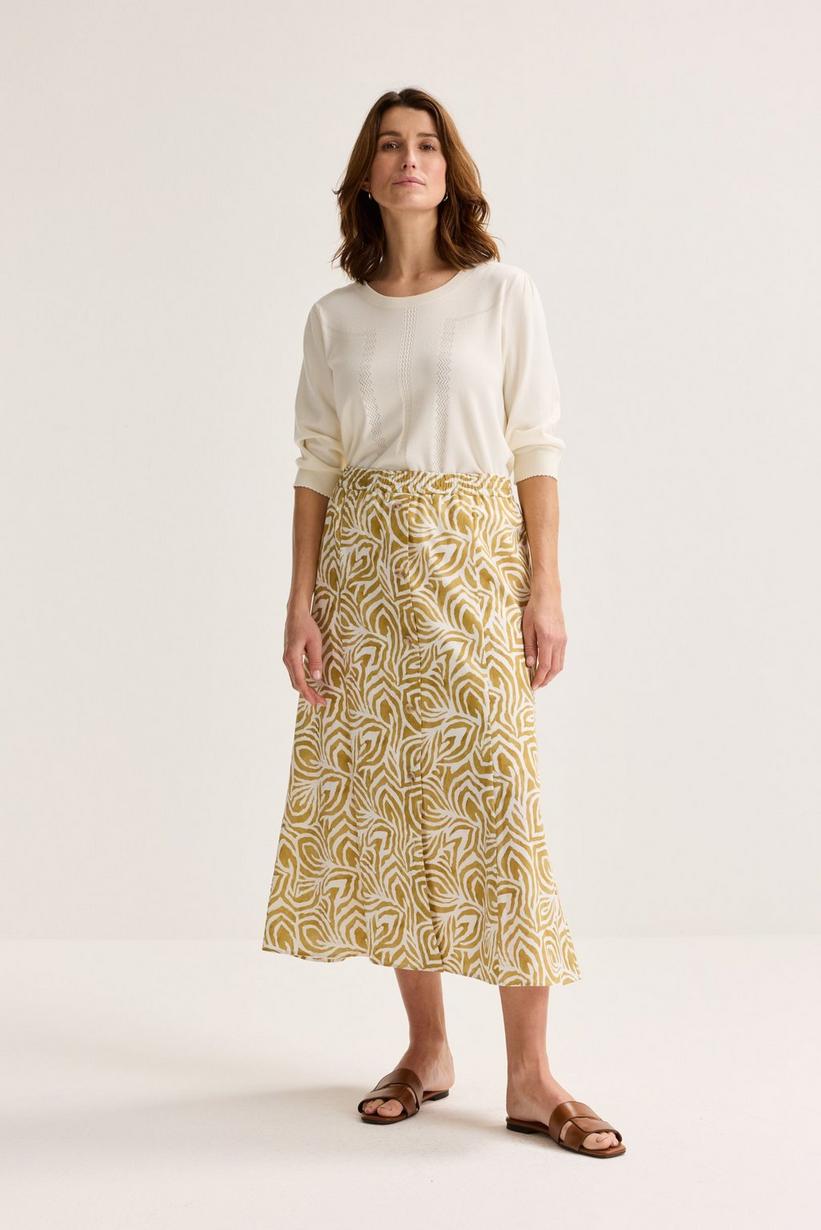 Mayerline Katoenen A-lijnrok Met Batikprint