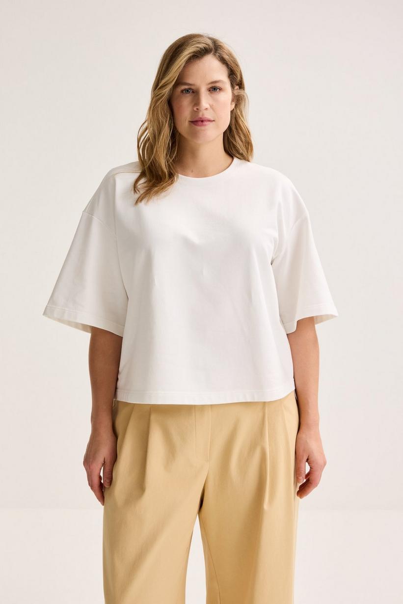 Améline Boxy T-shirt In Sweaterstof