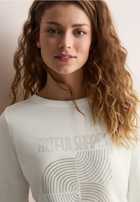 cecil Shirt met glinsterende print