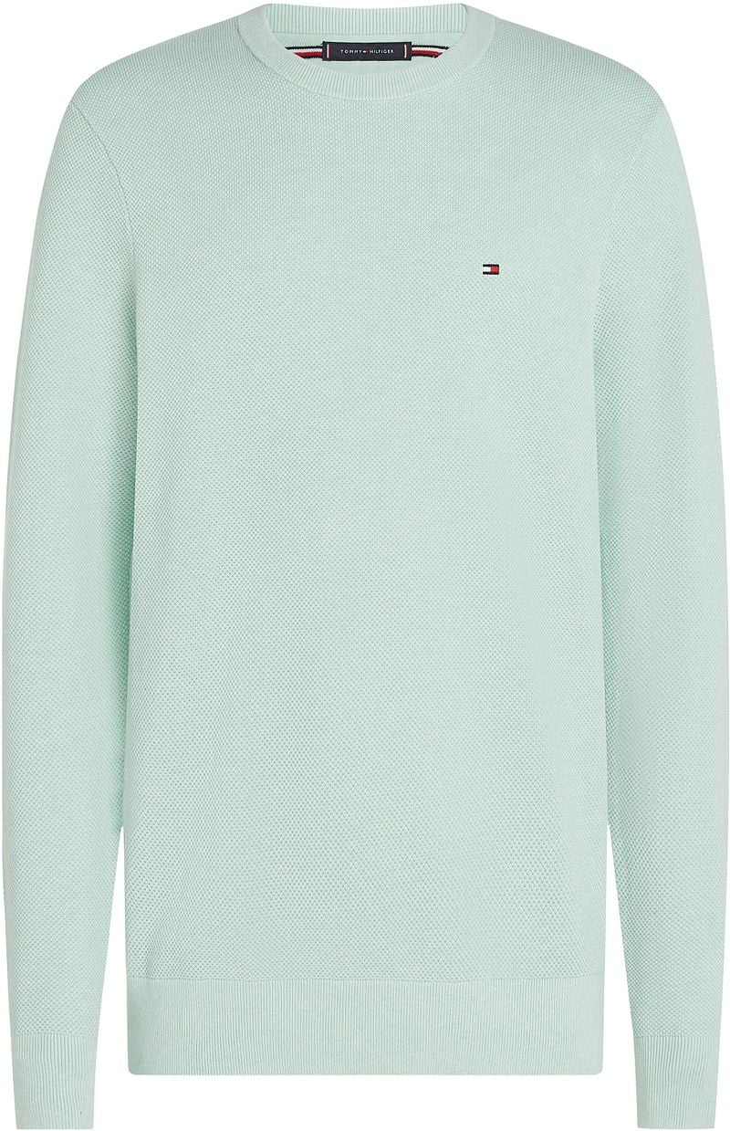 Tommy Hilfiger Structure Trui Mintgroen
