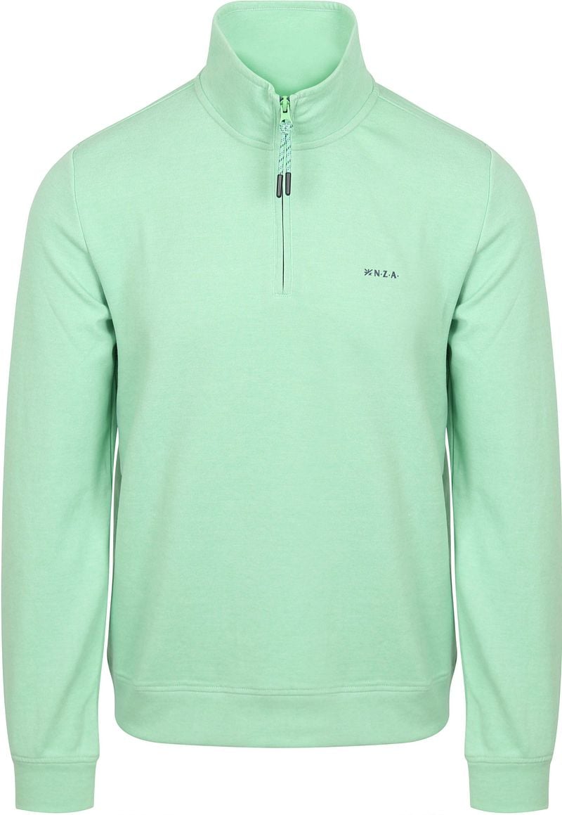 New zealand auckland NZA Trui Halfzip Cesar Jade Green