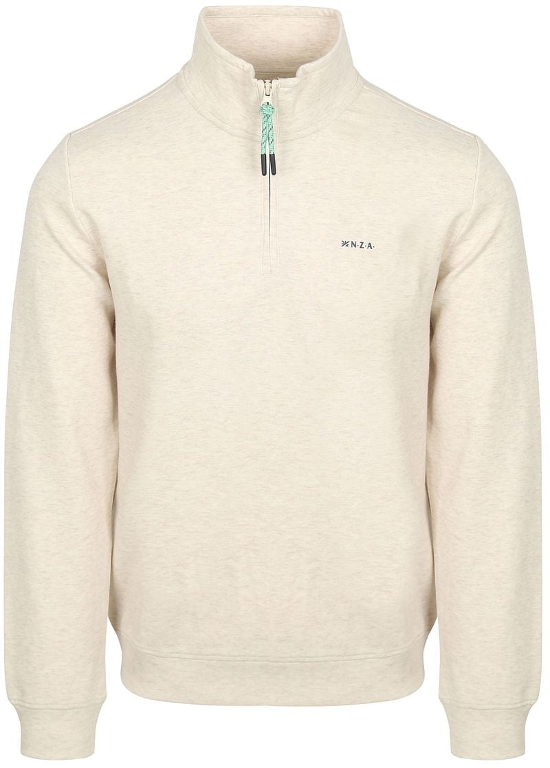 New zealand auckland NZA Trui Halfzip Cesar Beige
