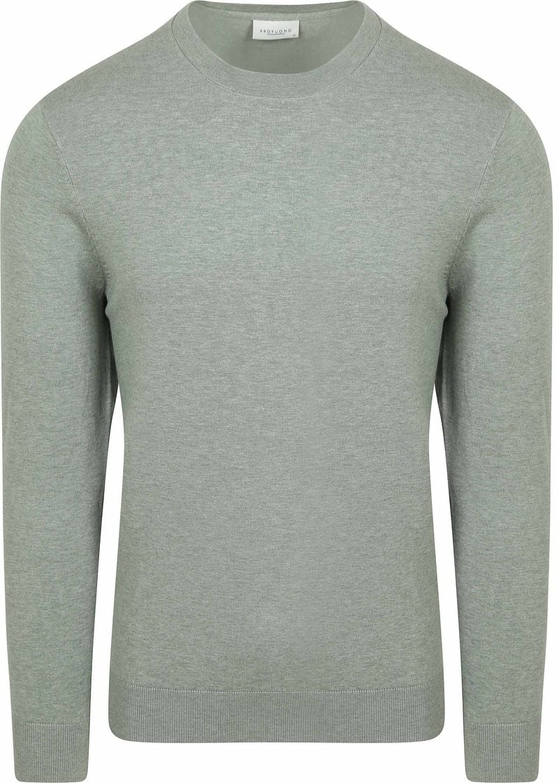 Profuomo Pullover Luxury Basic Groen