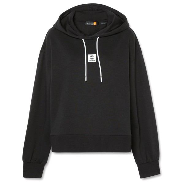Timberland - Women's Stack Logo Loop Back Hoodie - Hoodie, zwart