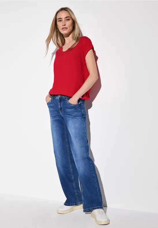 Street One Blouse in effen kleur