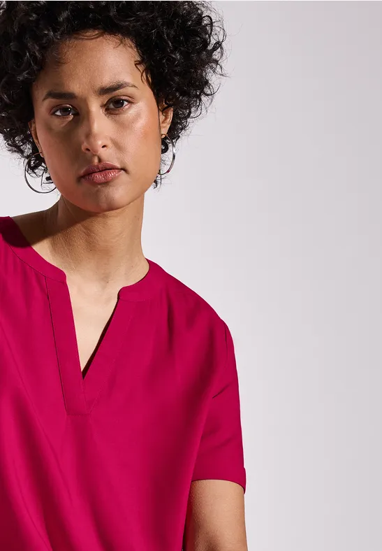 Street One Blouse in effen kleur