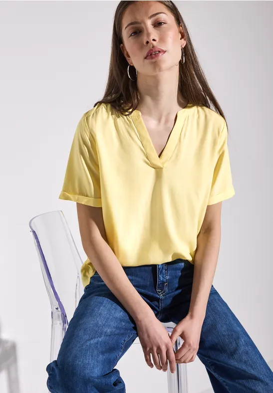 Street One Blouse in effen kleur