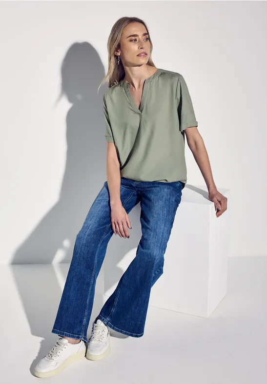 Street One Blouse in effen kleur