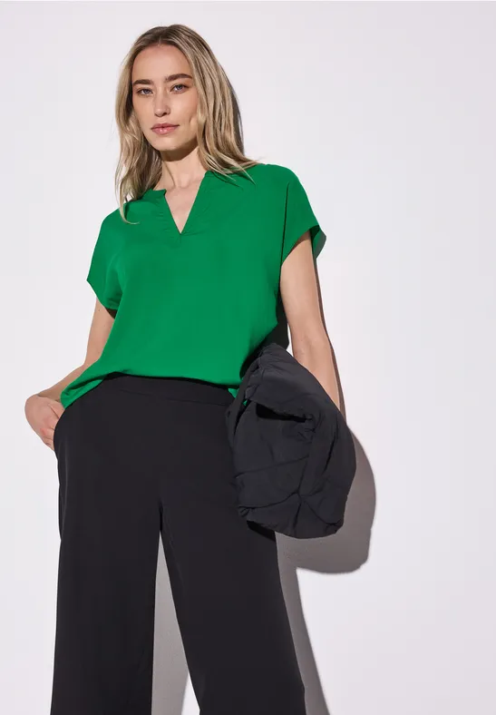 Street One Blouse in effen kleur