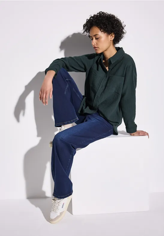 Street One Overhemdblouse met borstzakken