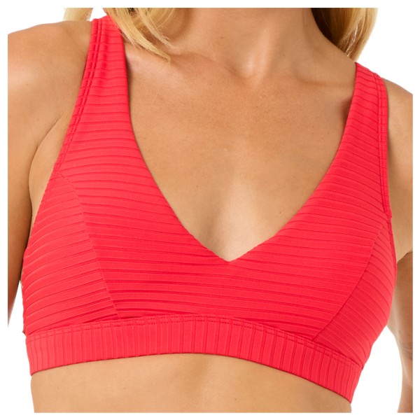Rip Curl - Women's Premium Surf Deep V - Bikinitop, rood