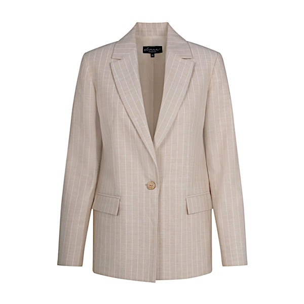 Elvira Collections Blazer jody creme pine stripe