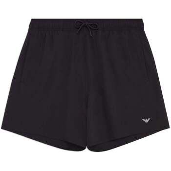Zwembroek Emporio Armani Beach Small Eagle Swim Shorts Black