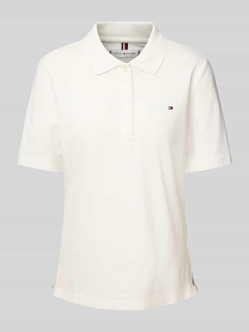 Tommy Hilfiger Regular fit poloshirt met logostitching, model '1985'