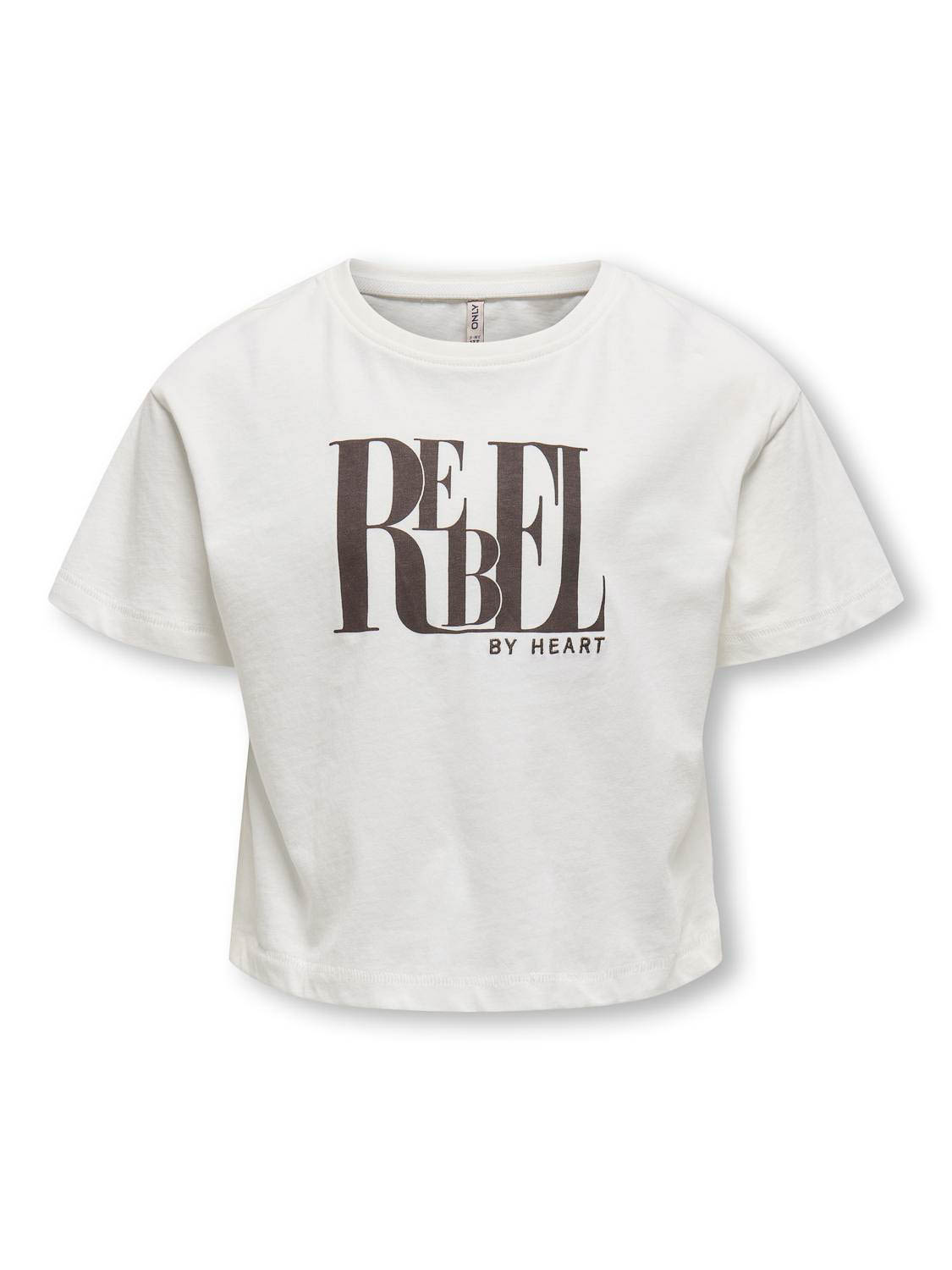 Only Kogleona Life Ss Print Top Jrs