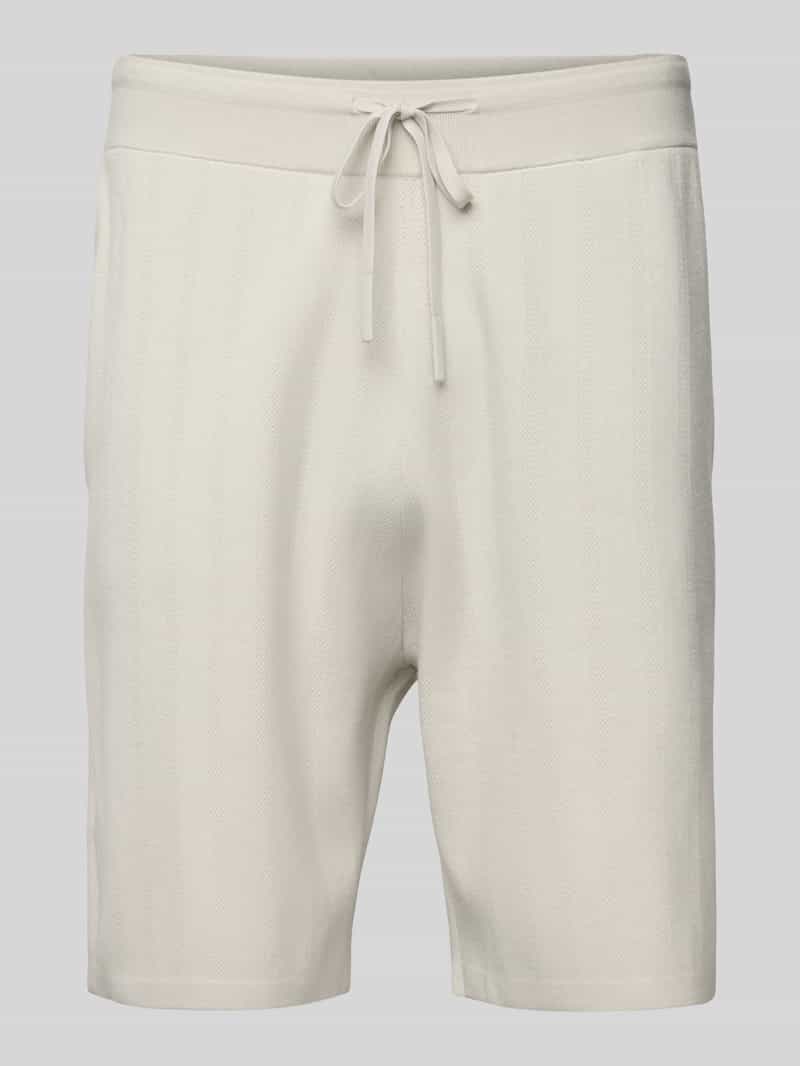 CK Calvin Klein Korte regular fit broek met structuurmotief