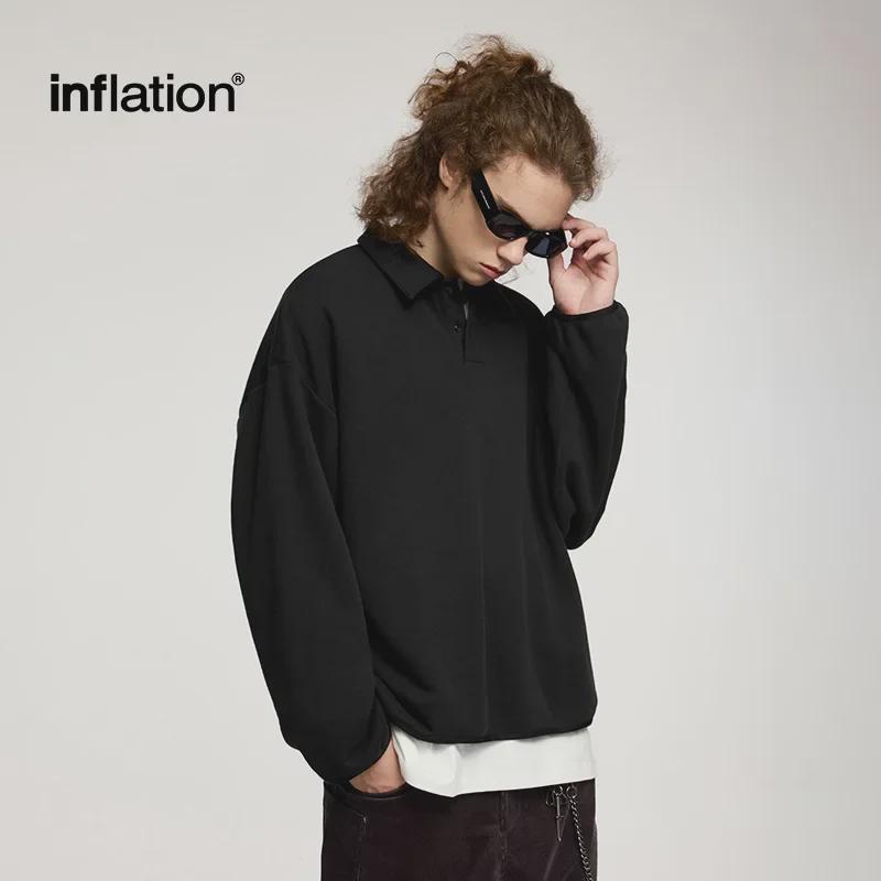 VantaGoods ABS Fleece Sweatshirt voor Heren | FOG Lapel 2024 Herfst/Winter Trend, Amerikaanse Street Style Losse Top, 365g M
