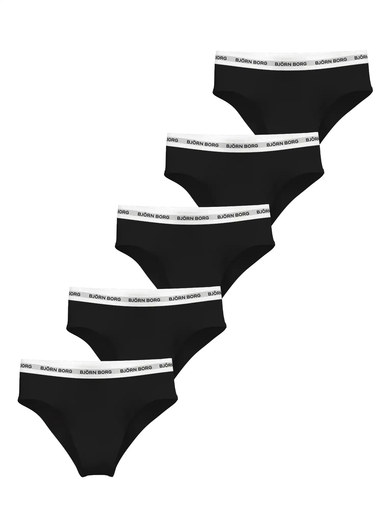 Bjorn Borg 5-pack dames high waist slips - Classic Brief - Taille Dames onderbroeken