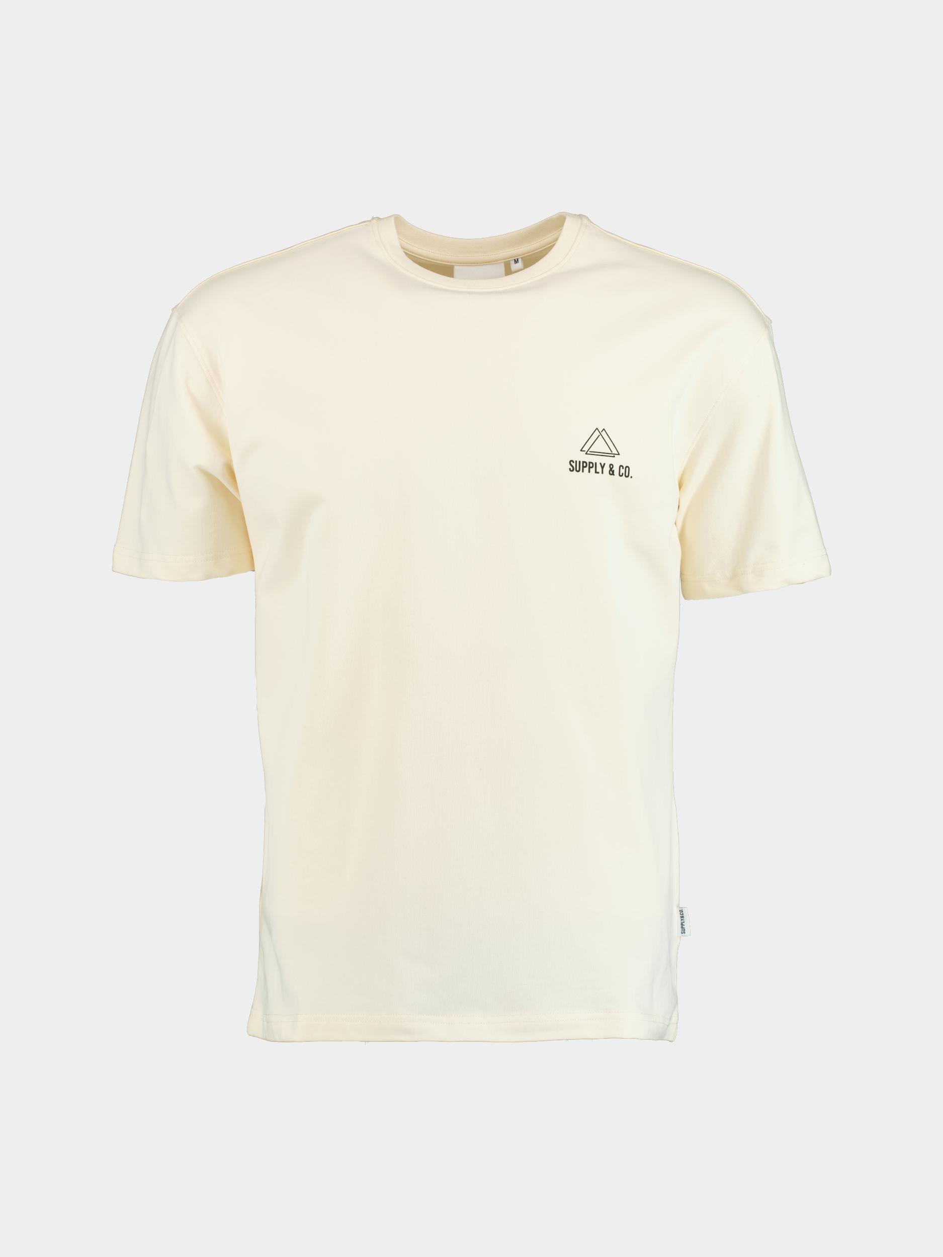 Supply & Co T-shirt korte mouw toney t-shirt backprint 25108to03/150 off-white