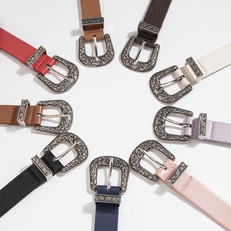 CrossCart Trendy Retro Western PU-riem voor dames