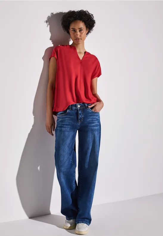 Street One Blouse in effen kleur