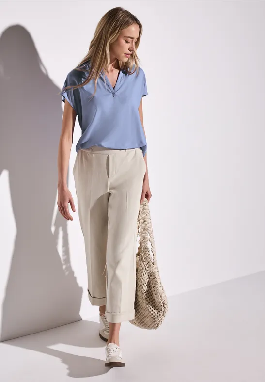 Street One Blouse in effen kleur