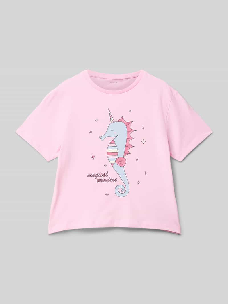 Name it T-shirt met motiefprint