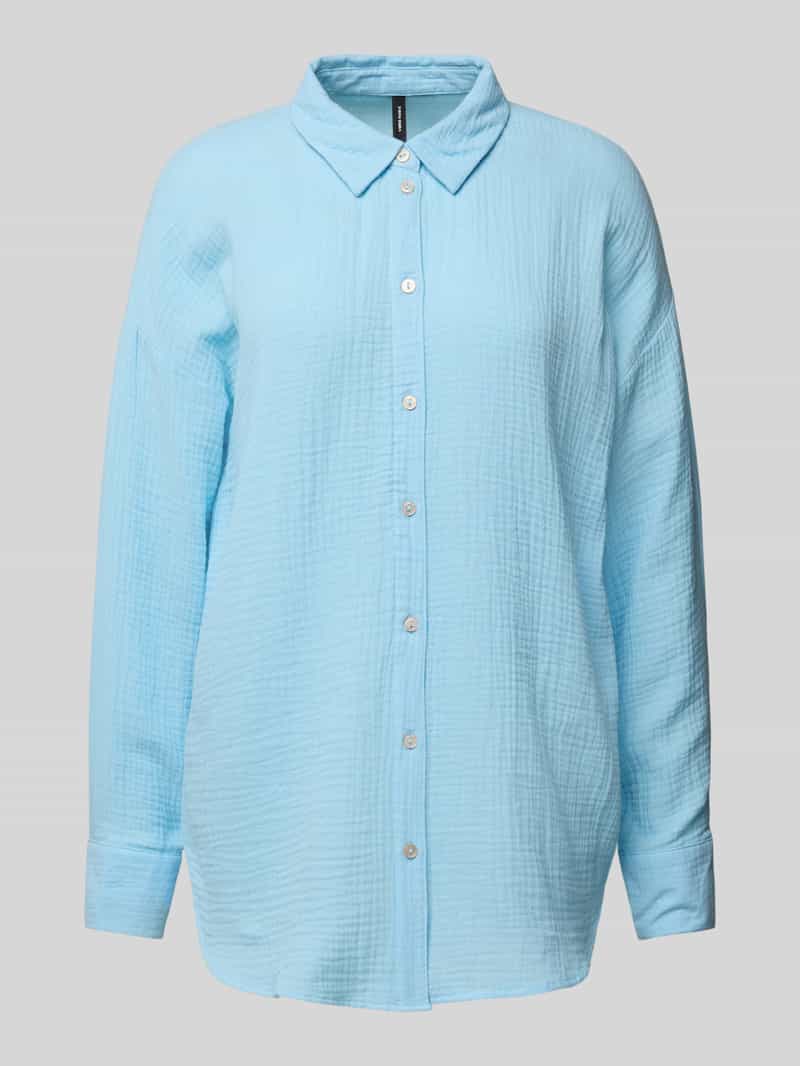 Vero Moda Loose fit overhemdblouse van puur katoen, model 'NATALI NIA'
