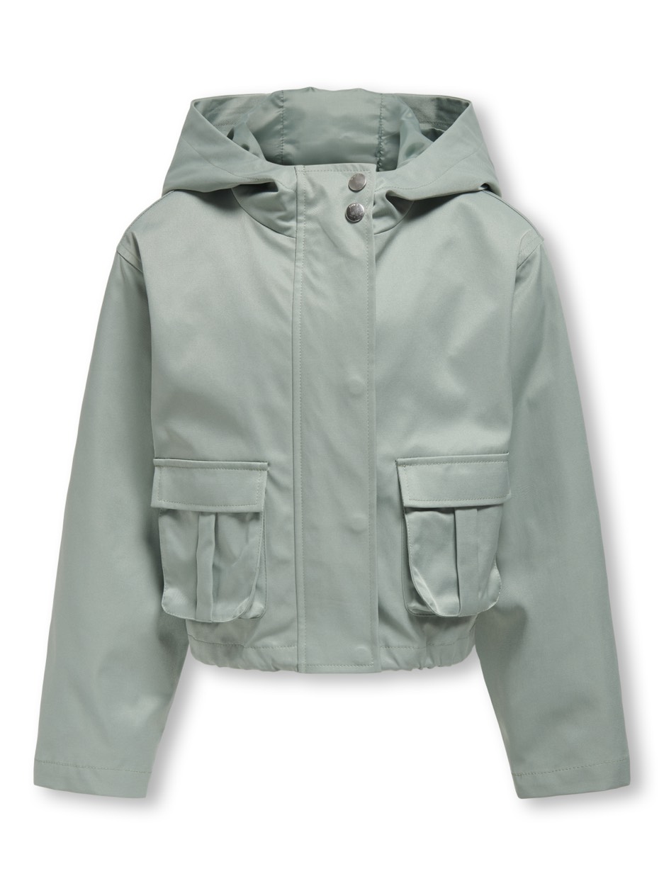 Only Kogbinalo short hood jacket cp otw olijf