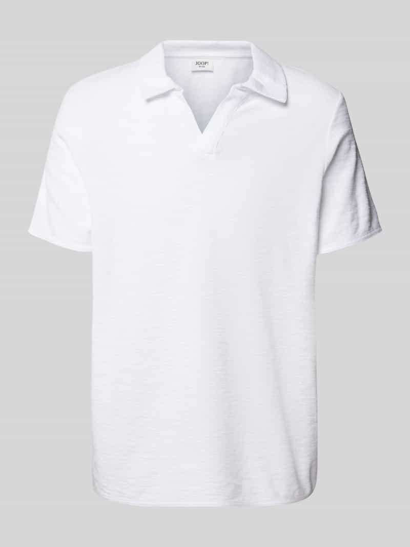 JOOP! JEANS Regular fit poloshirt met V-hals, model 'Antal'
