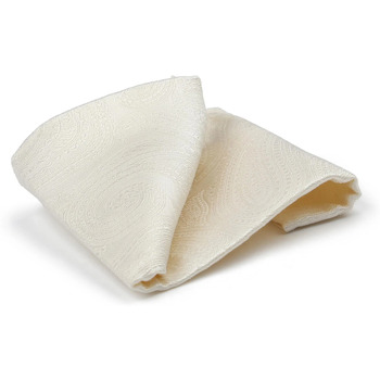 Schoenaccessoires Suitable Zijde Wedding Pochet Paisley Off White