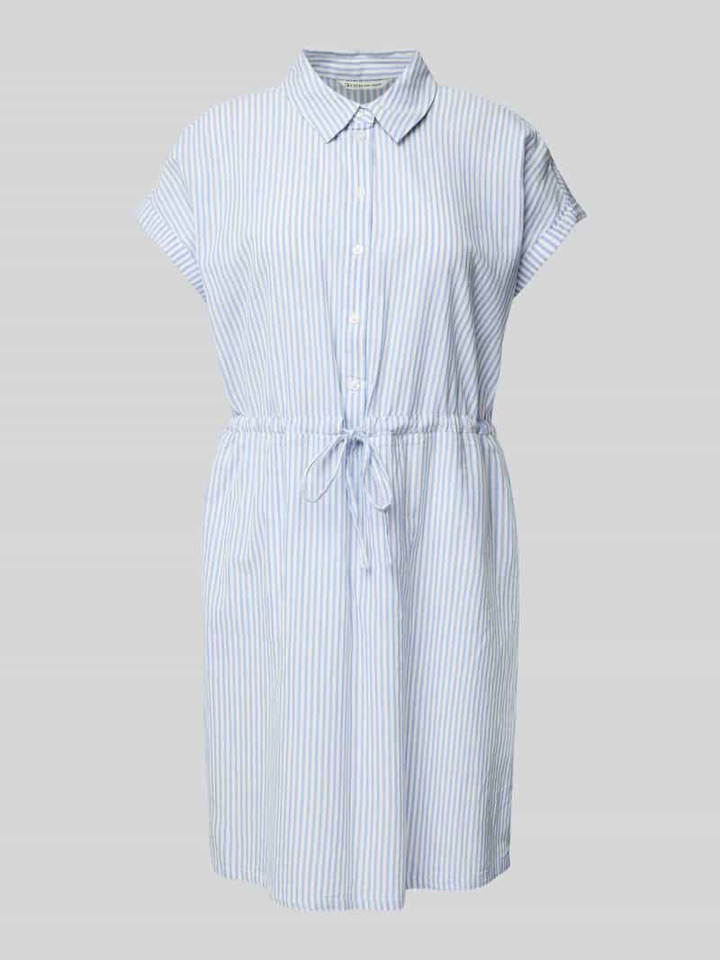 Tom Tailor Denim Jurk met overhemdkraag met streepdessin