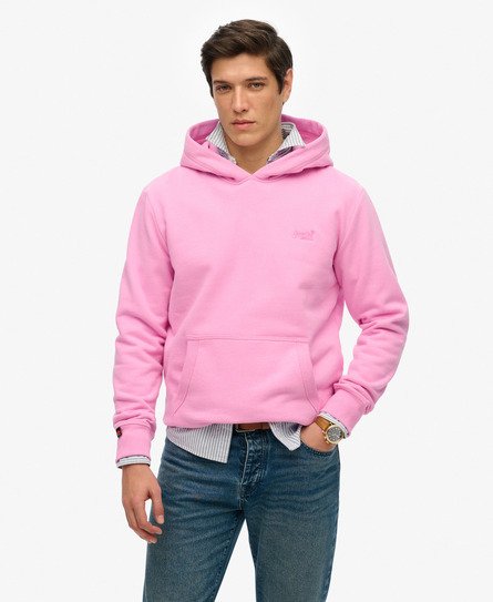 Superdry Mannen Essential Logo Hoodie Roze