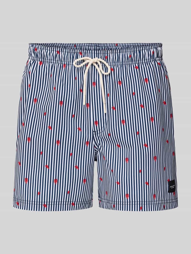 Jack & jones Regular fit korte zwembroek met labelpatch, model 'STMAUI'
