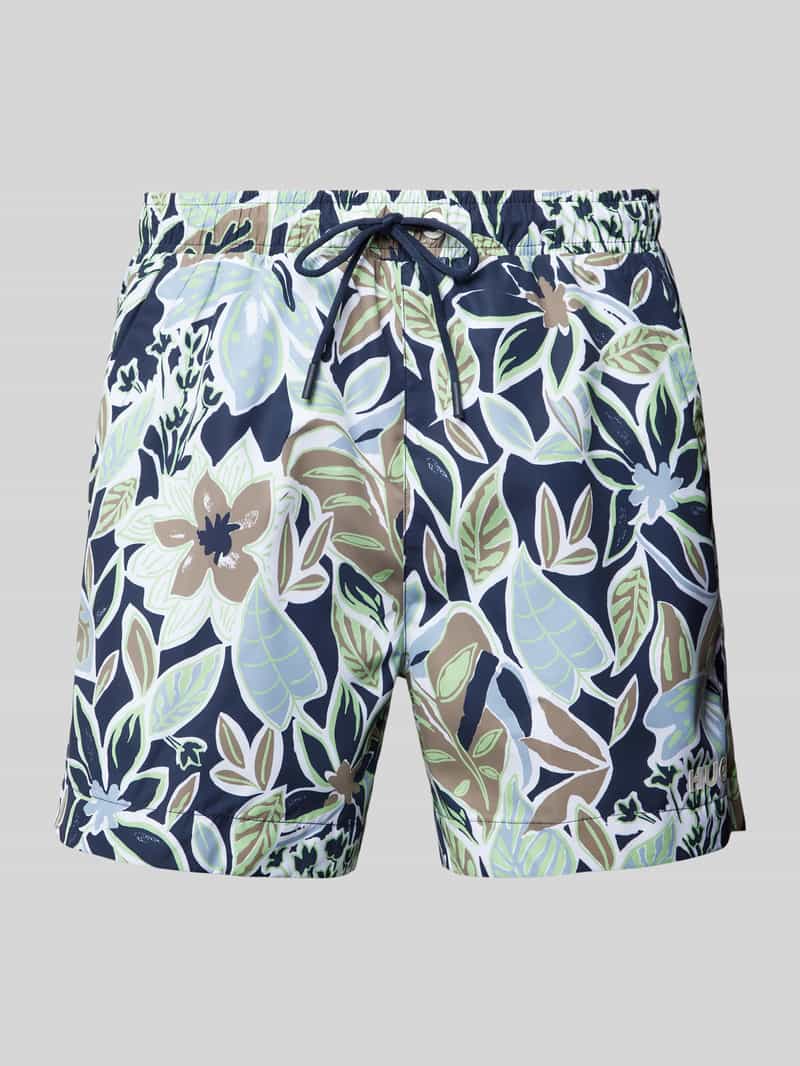 HUGO Relaxed fit zwembroek met labelprint, model 'CALALA'