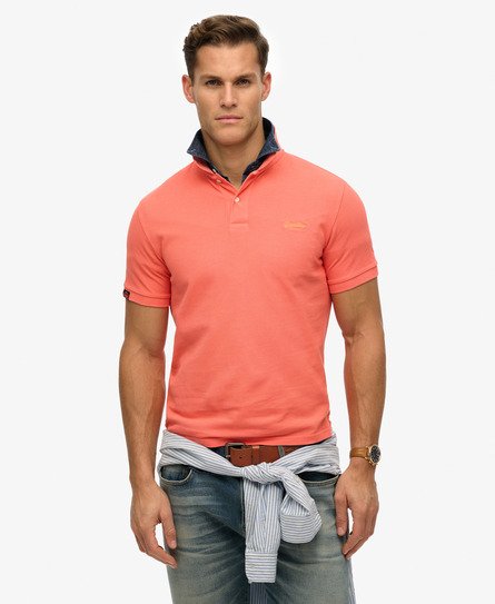 Superdry Mannen Vintage Destroy Polo Cream