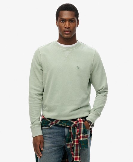 Superdry Mannen Classic Essential Sweatshirt Lichtblauw