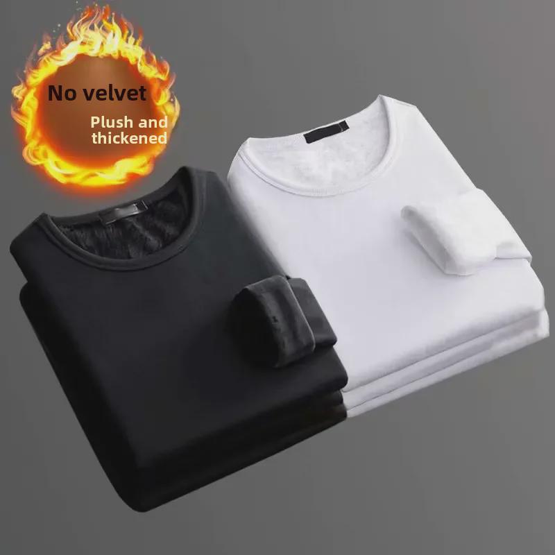 VantaGoods Heren Winter Plus Fluwelen Thermische Top: Dikke, stijlvolle en warme basislaag of bovenkleding voor een jeugdige uitstraling 4XL (155-170 jin)