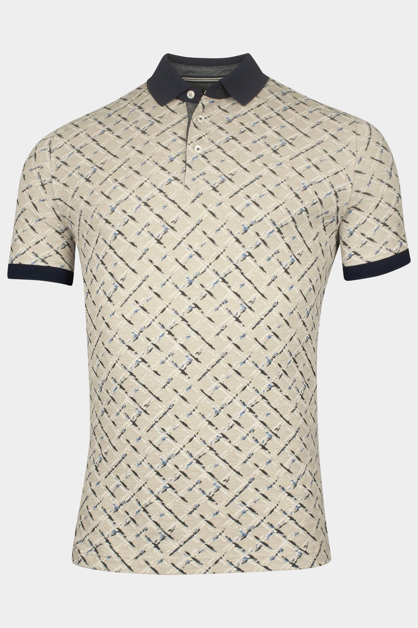 Baileys Polo korte mouw poloshirt 2-tone pique all o 515228/83