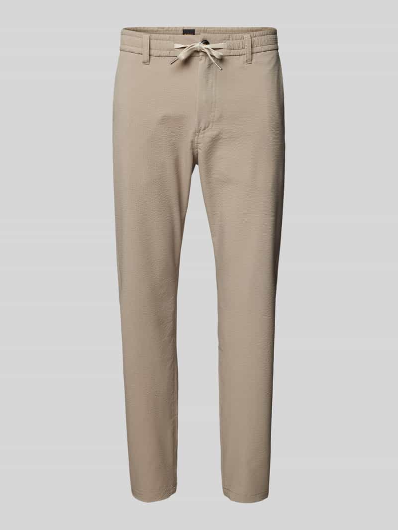 Boss Orange Tapered fit chino met structuurmotief