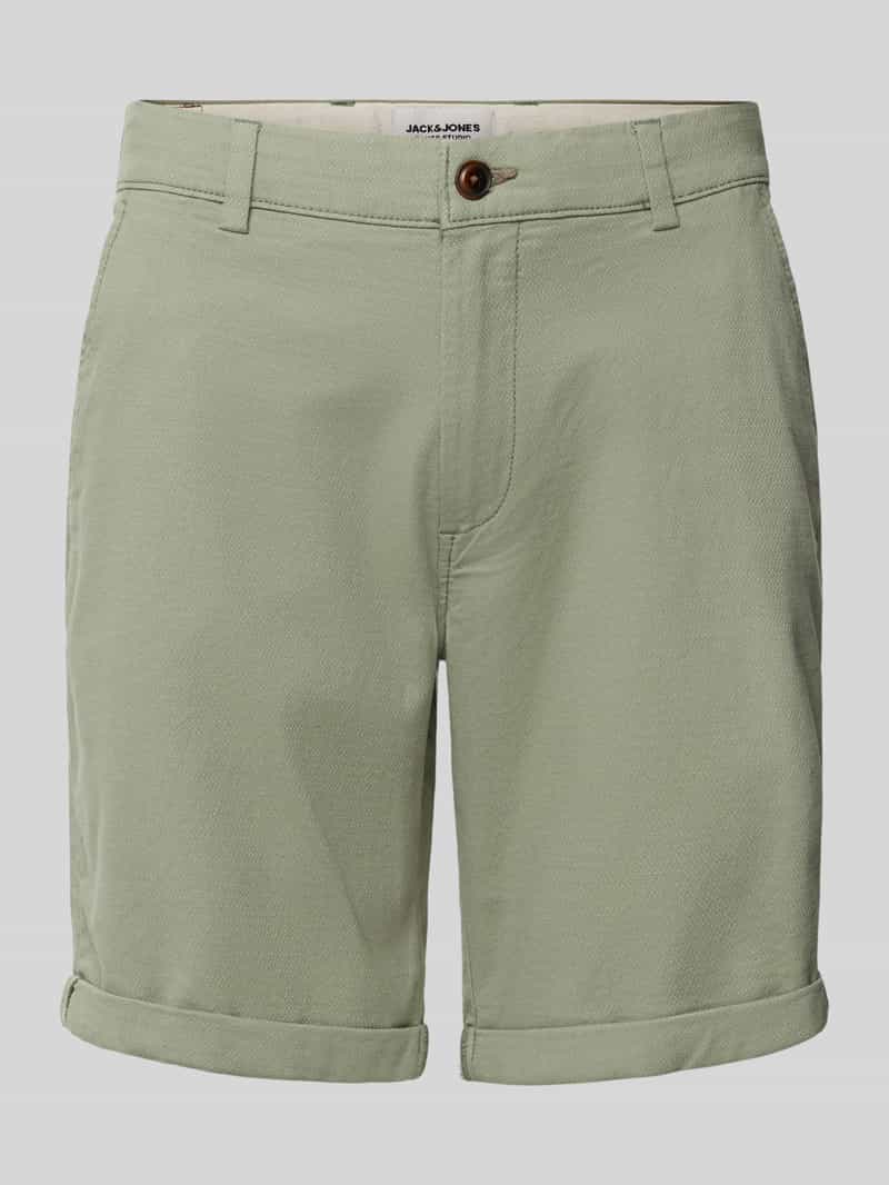 Jack & jones Regular fit korte broek met structuurmotief, model 'FURY'