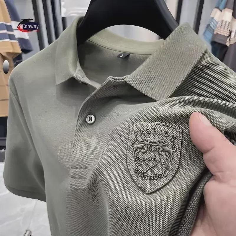 VantaGoods Heren zomer poloshirt - Modieuze korte mouwen revers pullover M