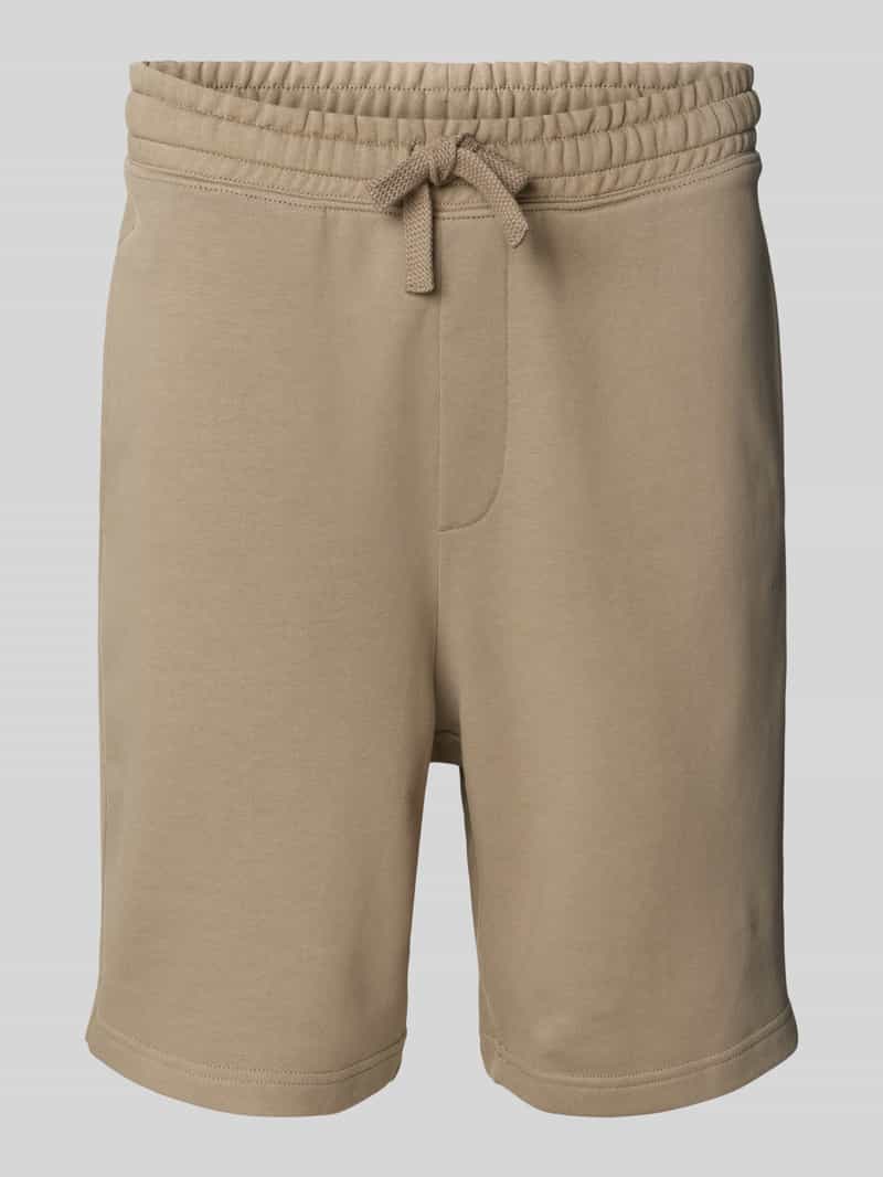 HUGO Sweatshorts met labelprint, model 'Nomario'