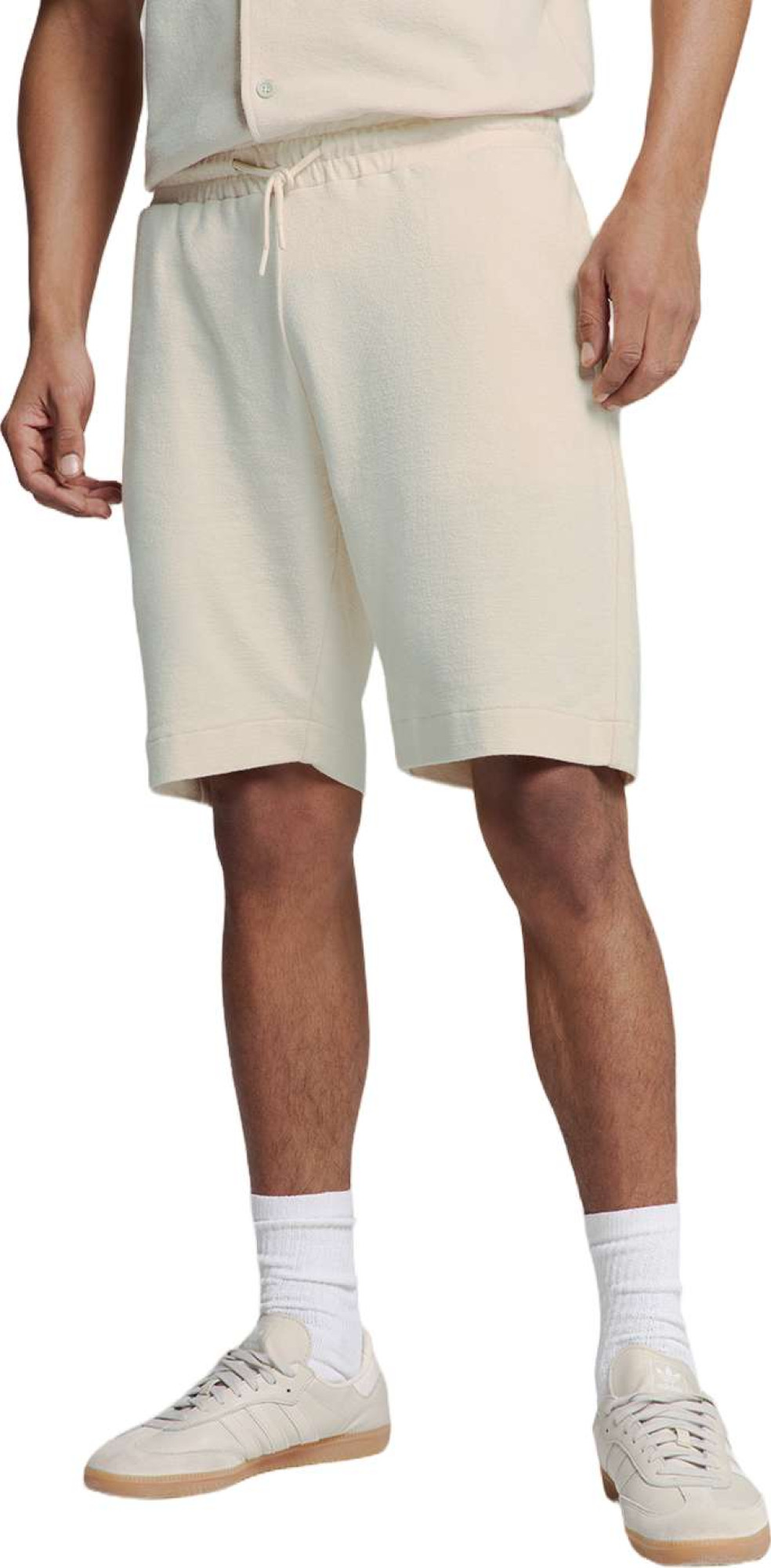 No Excess Short jersey solid terry cement