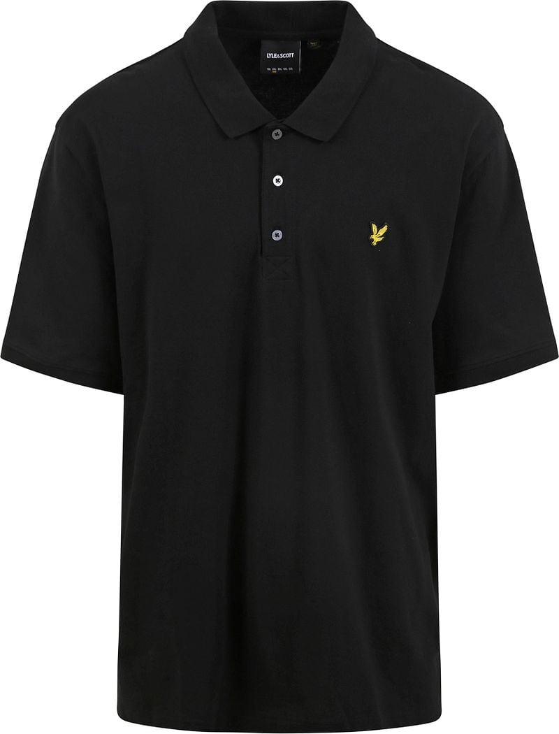 Lyle and Scott Plussize Polo Zwart