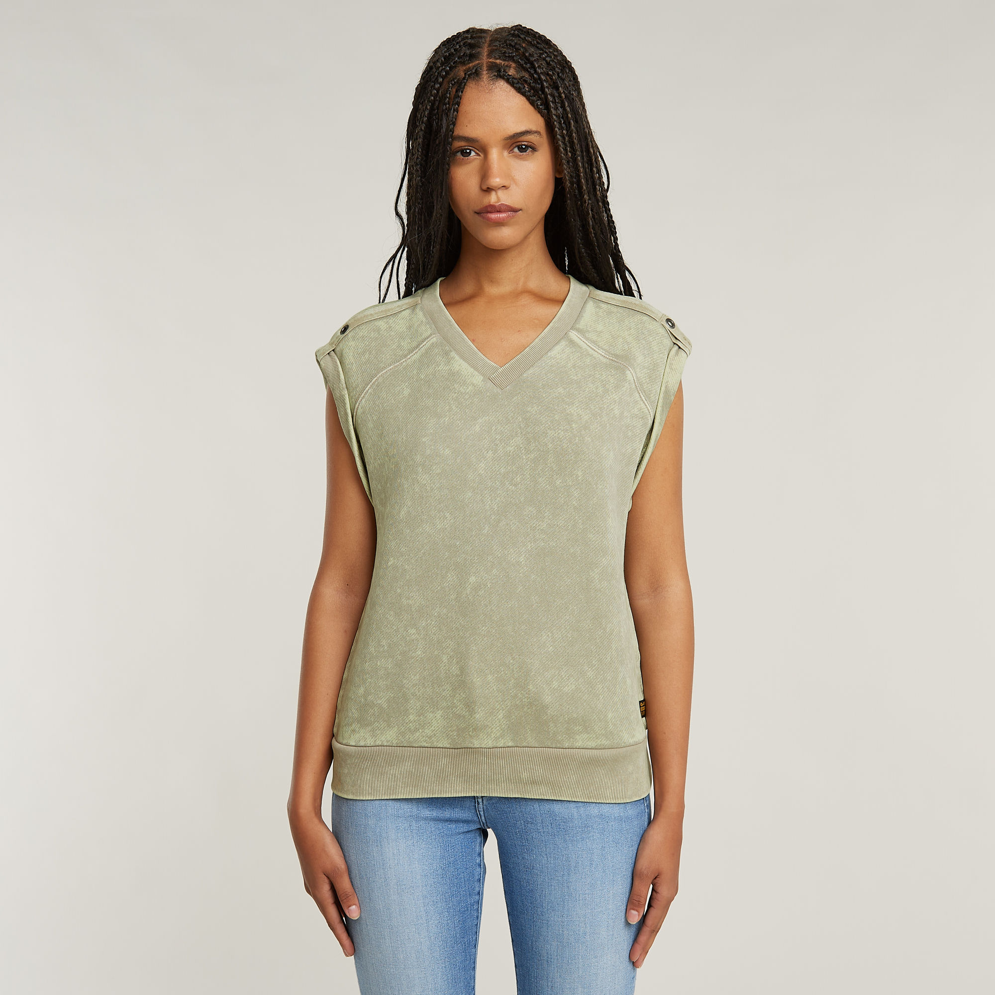 G-Star RAW Washed Sweater - Beige - Dames