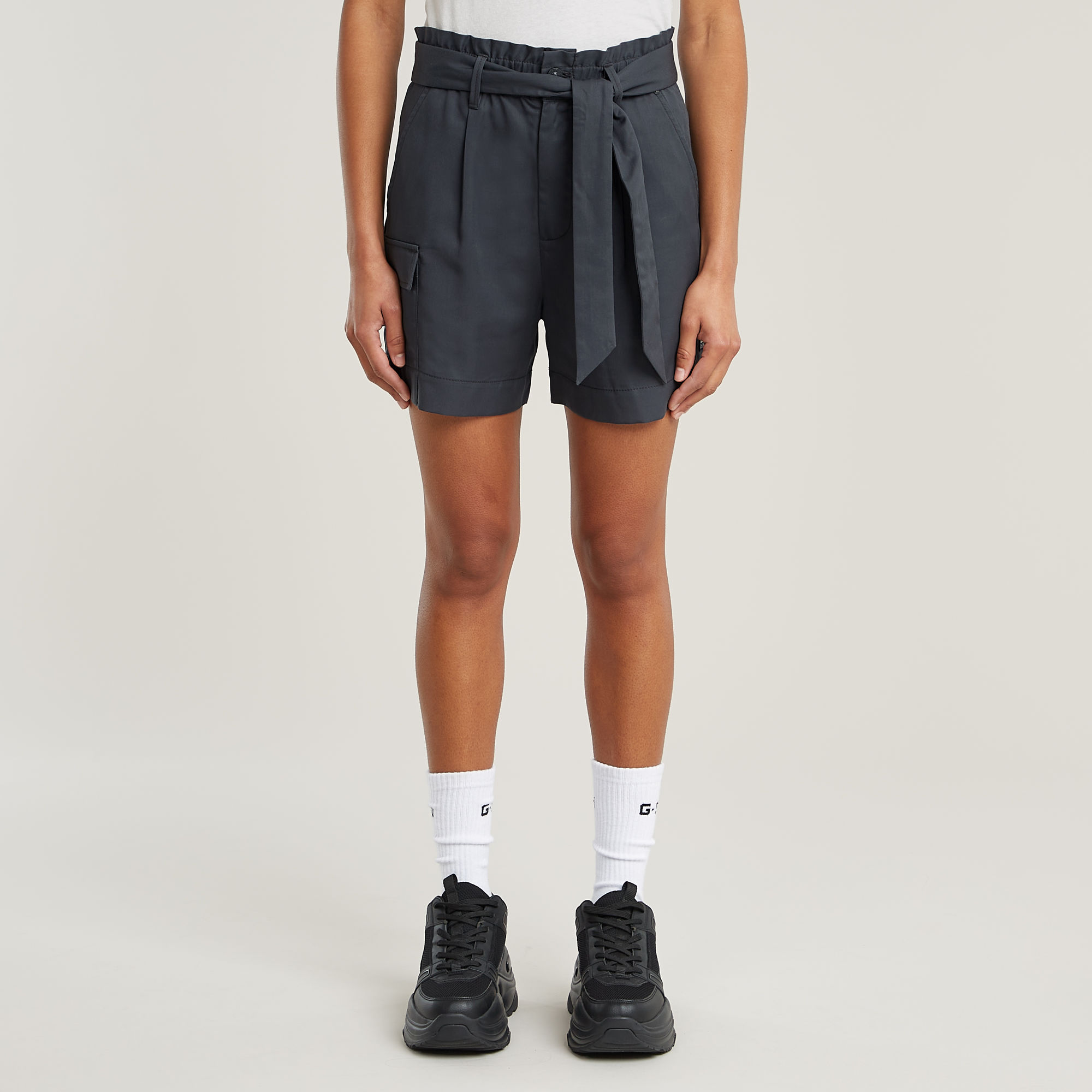 G-Star RAW Paperbag Short - Grijs - Dames